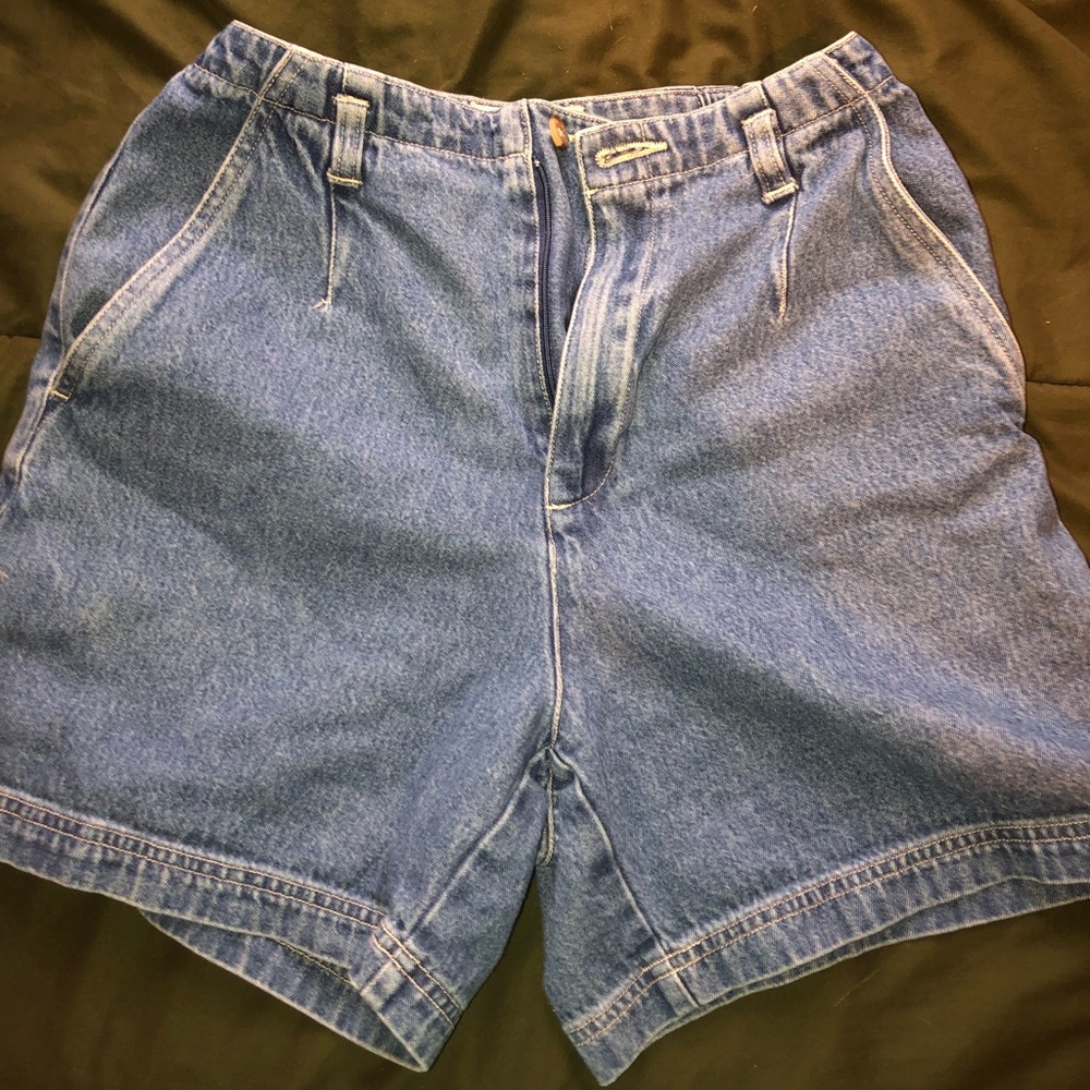 Vintage high waist mom shorts